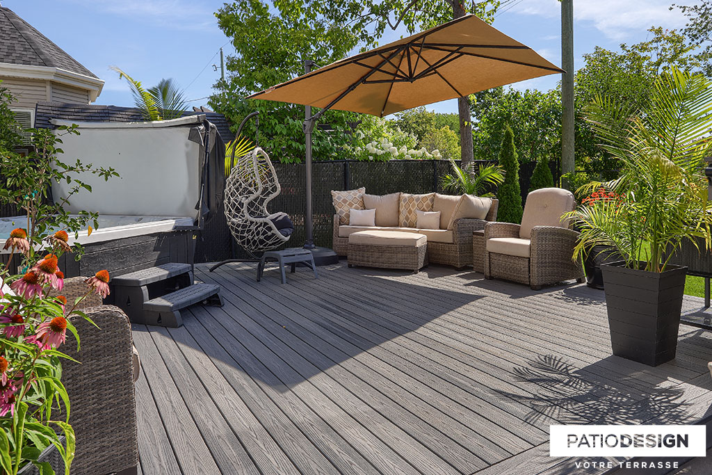 Fiberon Composite Terrace by Patio Design inc.