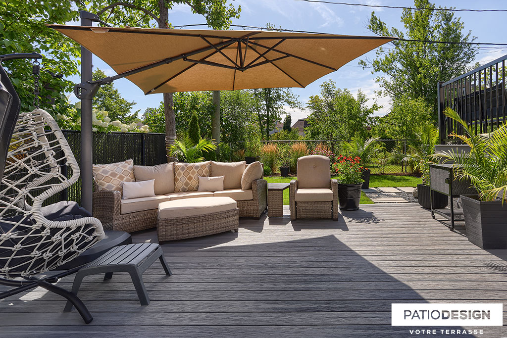 Fiberon Composite Terrace by Patio Design inc.