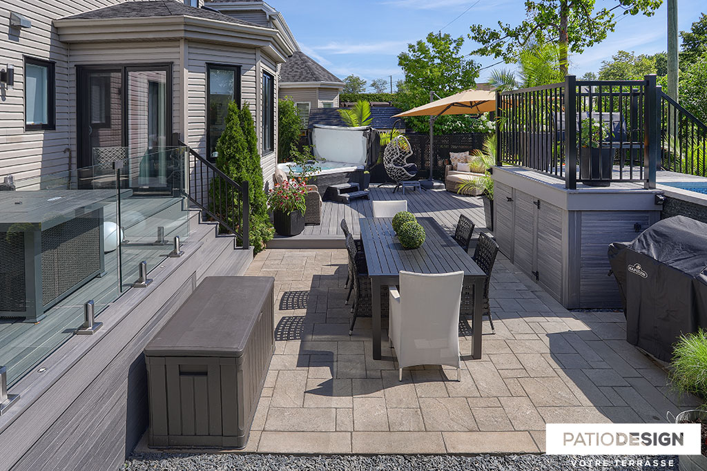 Fiberon Composite Terrace by Patio Design inc.