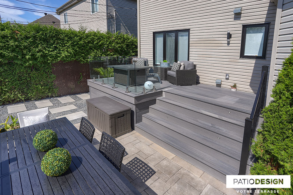 Fiberon Composite Terrace by Patio Design inc.