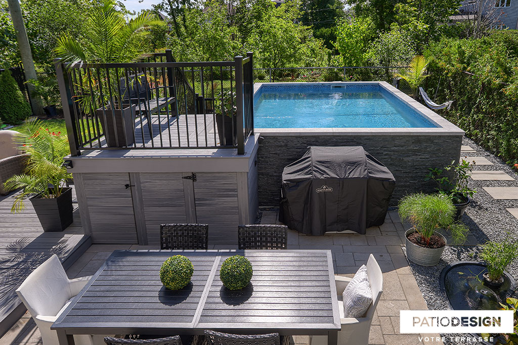 Fiberon Composite Terrace by Patio Design inc.