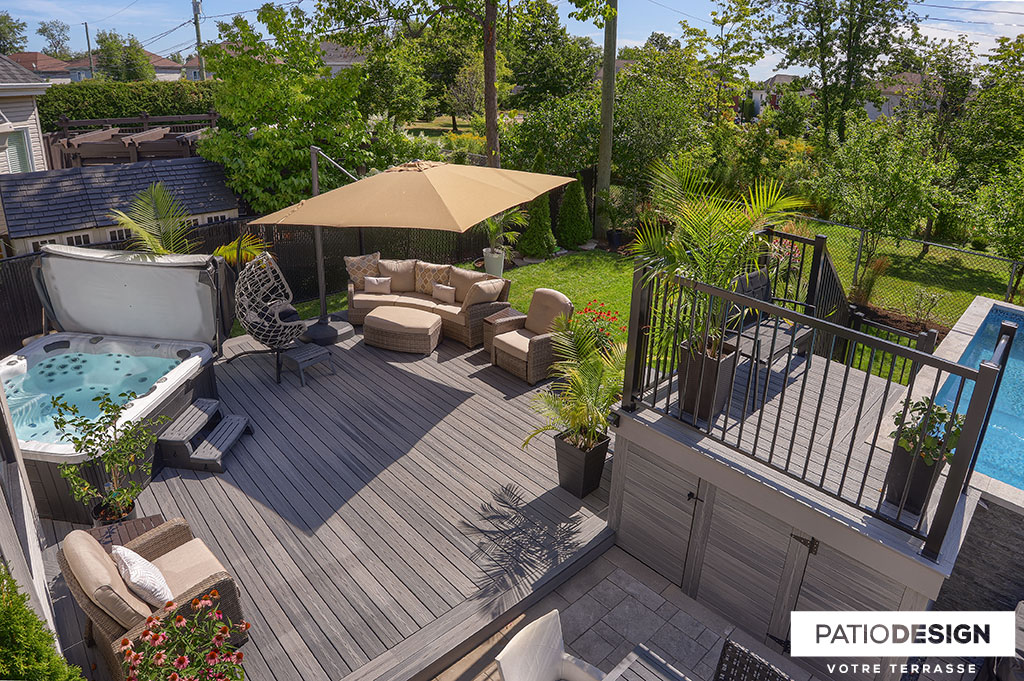 Fiberon Composite Terrace by Patio Design inc.