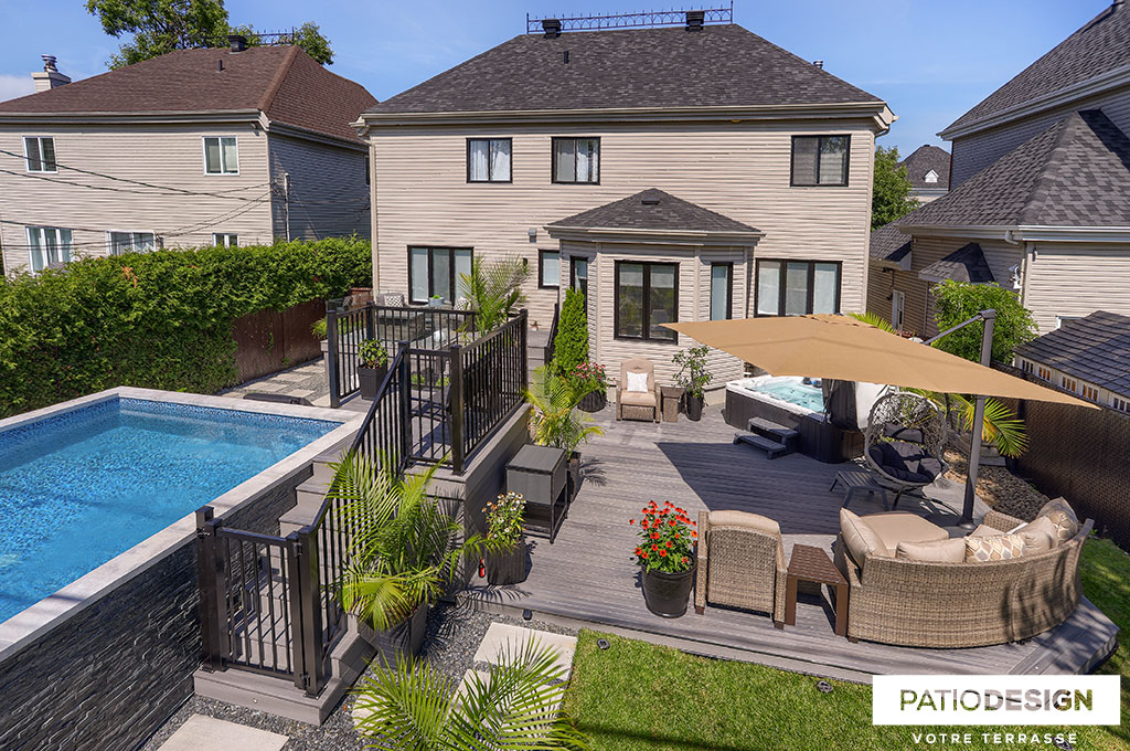 Fiberon Composite Terrace by Patio Design inc.