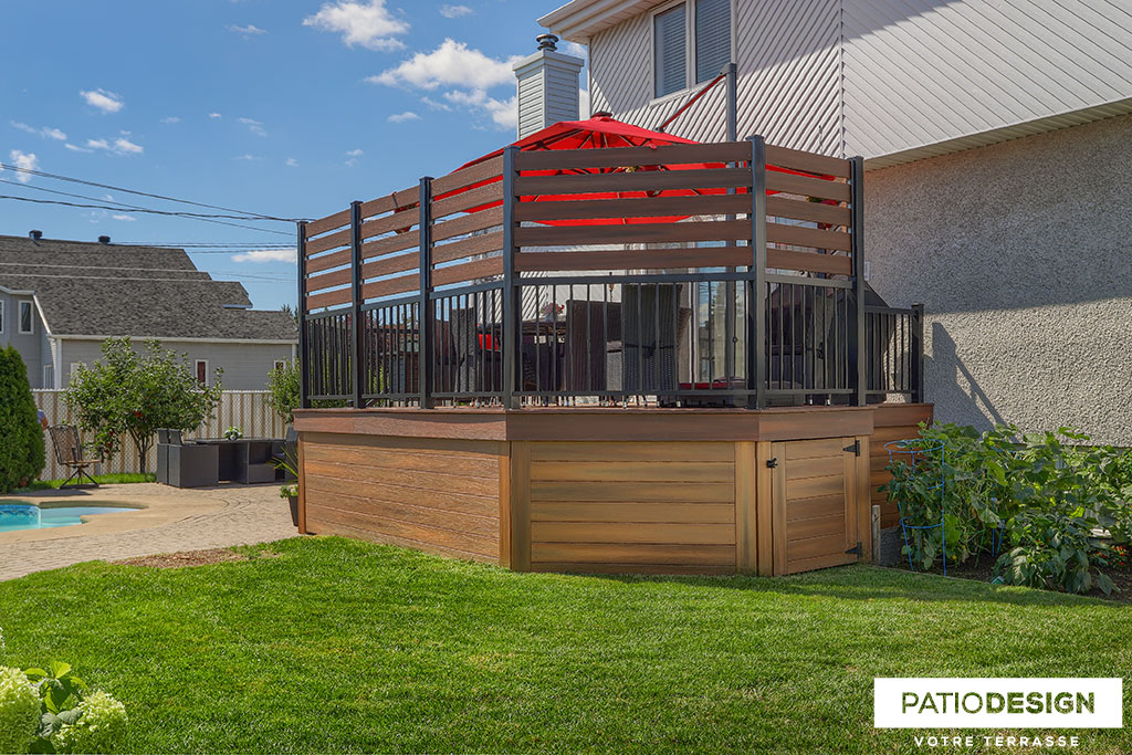 Fiberon Composite Terrace by Patio Design inc.