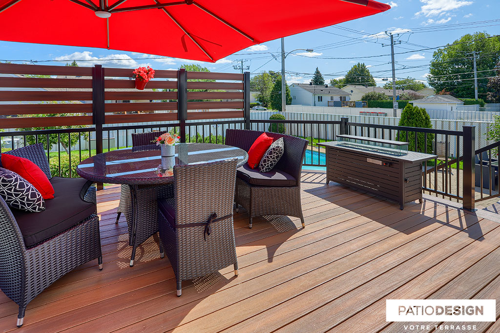 Fiberon Composite Terrace by Patio Design inc.
