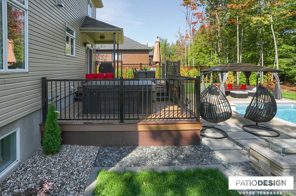 Fiberon Composite Terrace by Patio Design inc.