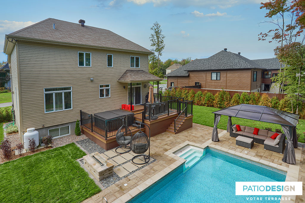 Fiberon Composite Terrace by Patio Design inc.