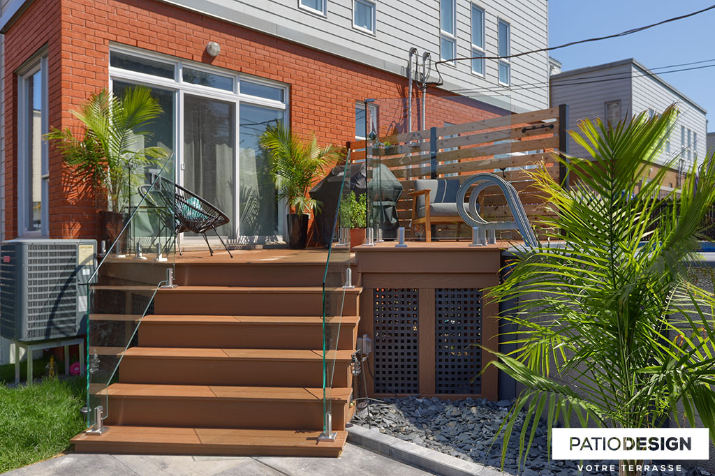 Fiberon Composite Terrace by Patio Design inc.