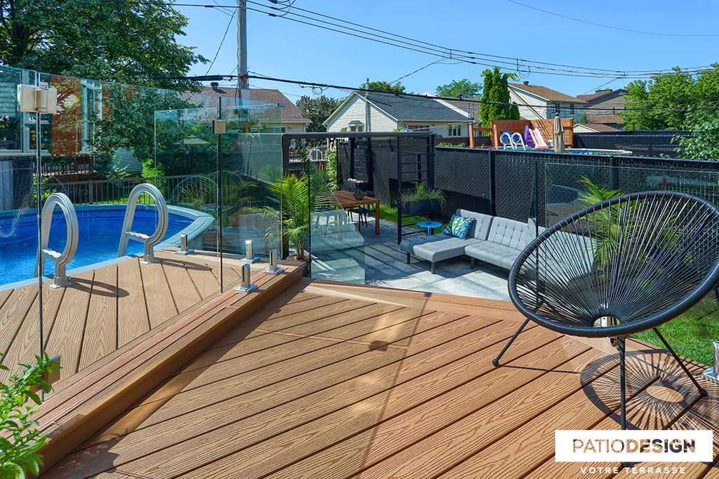 Fiberon Composite Terrace by Patio Design inc.