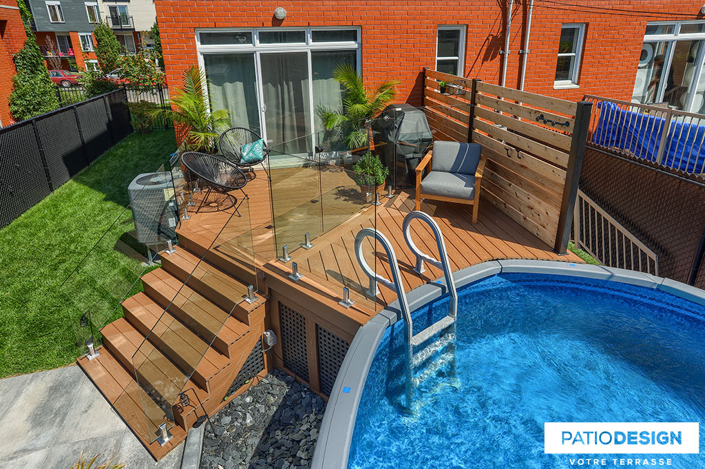 Fiberon Composite Terrace by Patio Design inc.