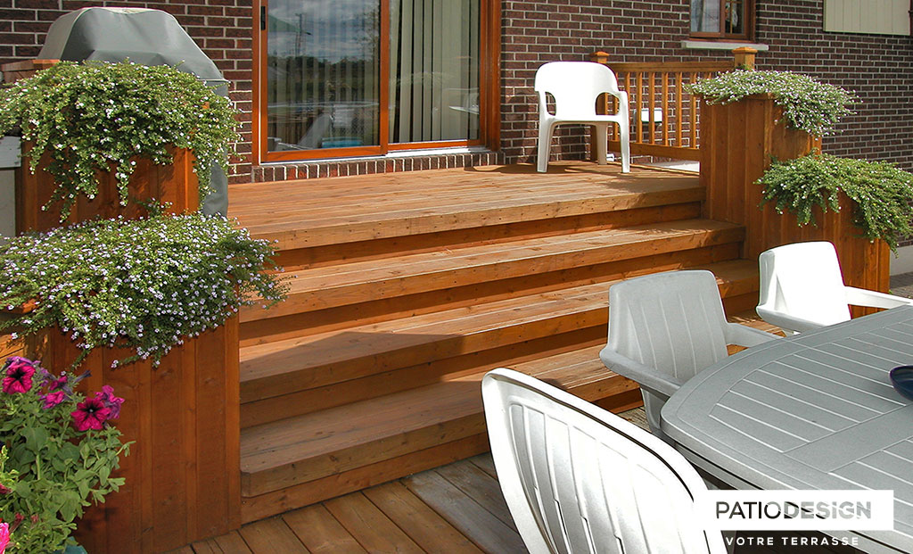 Patio around above ground pool by Patio Design inc.