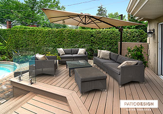 Trex Terrace by Patio Design inc.