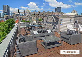 Terrasse en Trex par Patio Design inc.