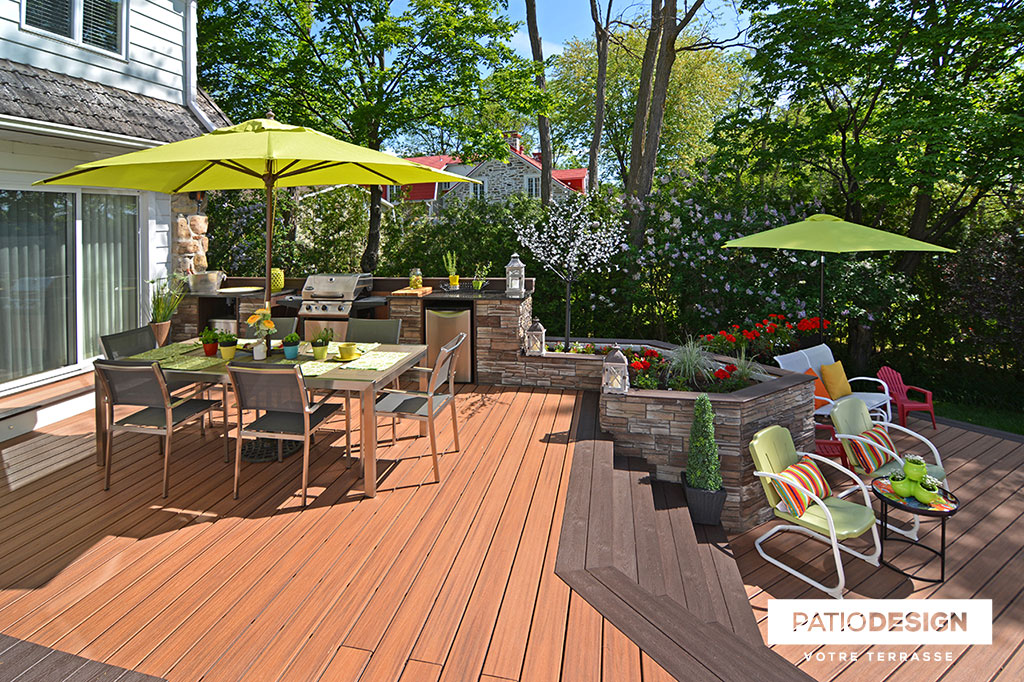 Trex Terrace by Patio Design inc.