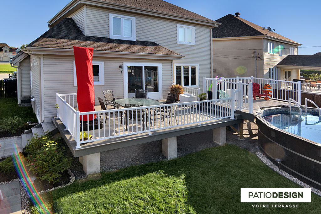 Trex Terrace by Patio Design inc.