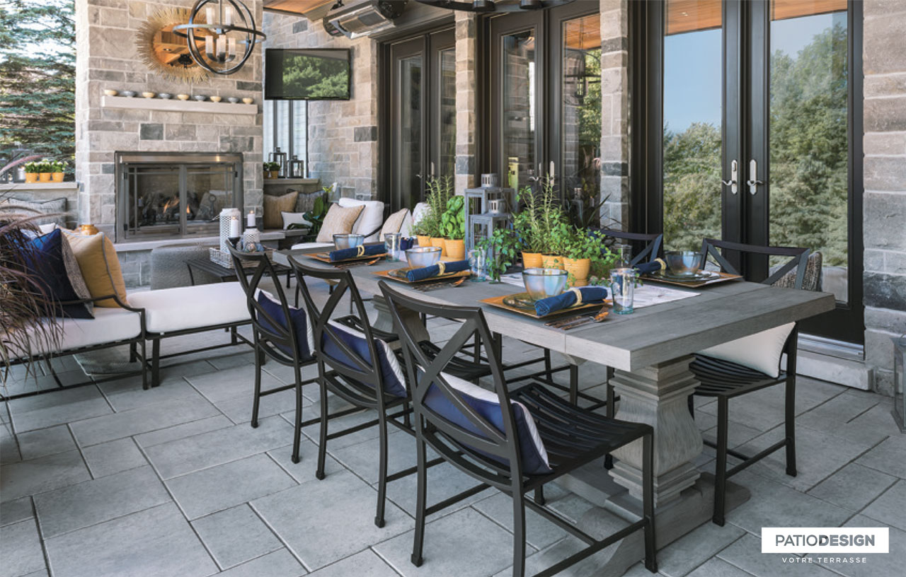 Dalles Permacon Melville 50 par Patio Design inc.