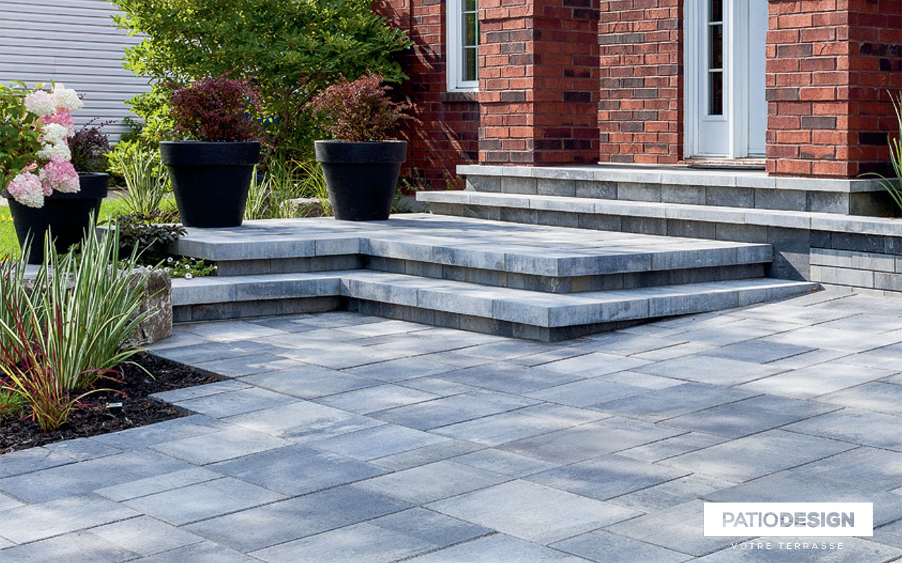 Pavés Permacon Melville 80 par Patio Design inc.
