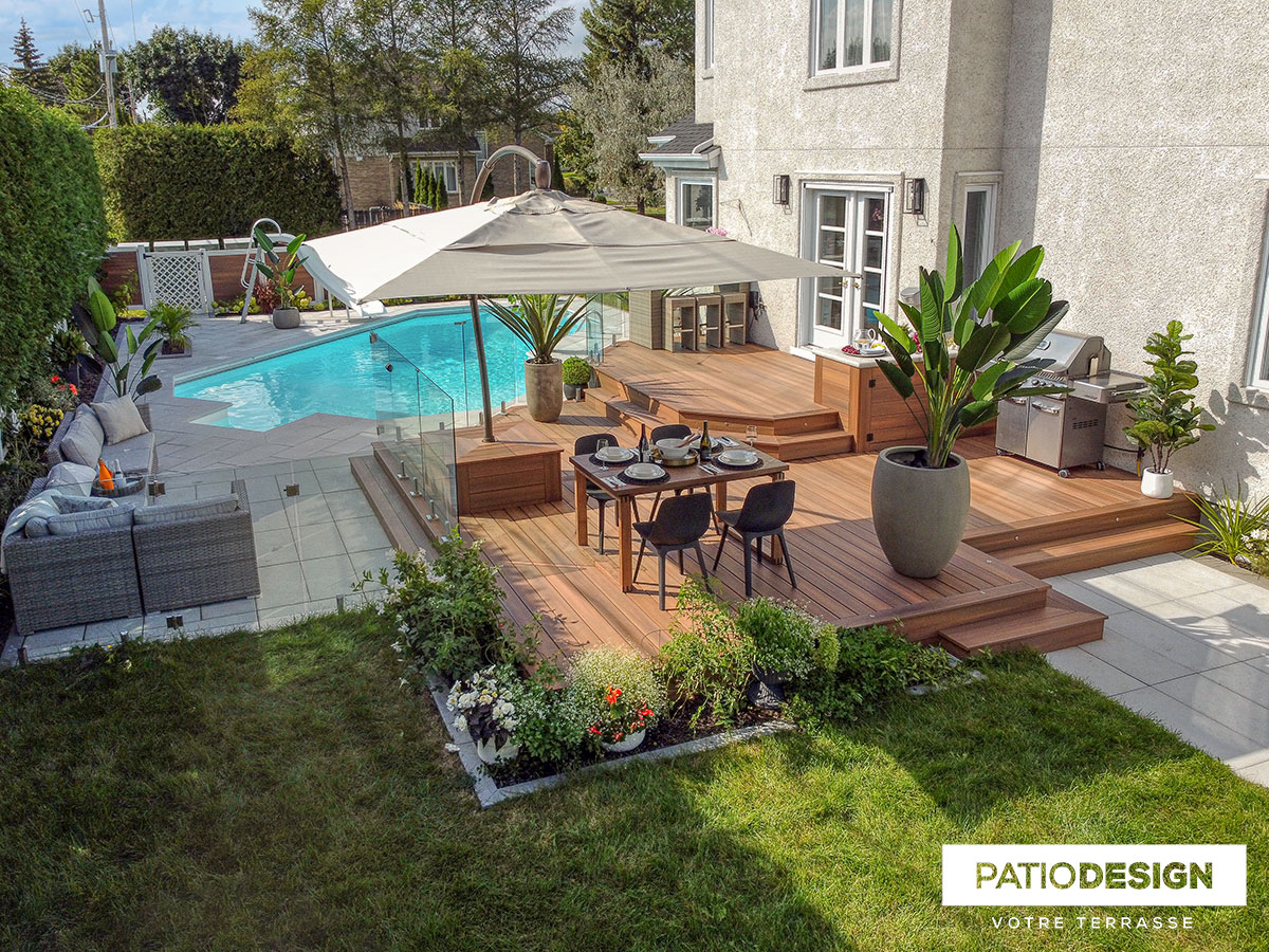 Steel Inground Pool par Patio Design inc.