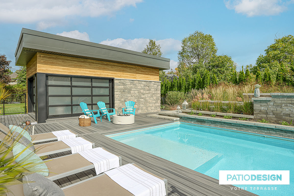 Inground Pool with insulated formwork par Patio Design inc.