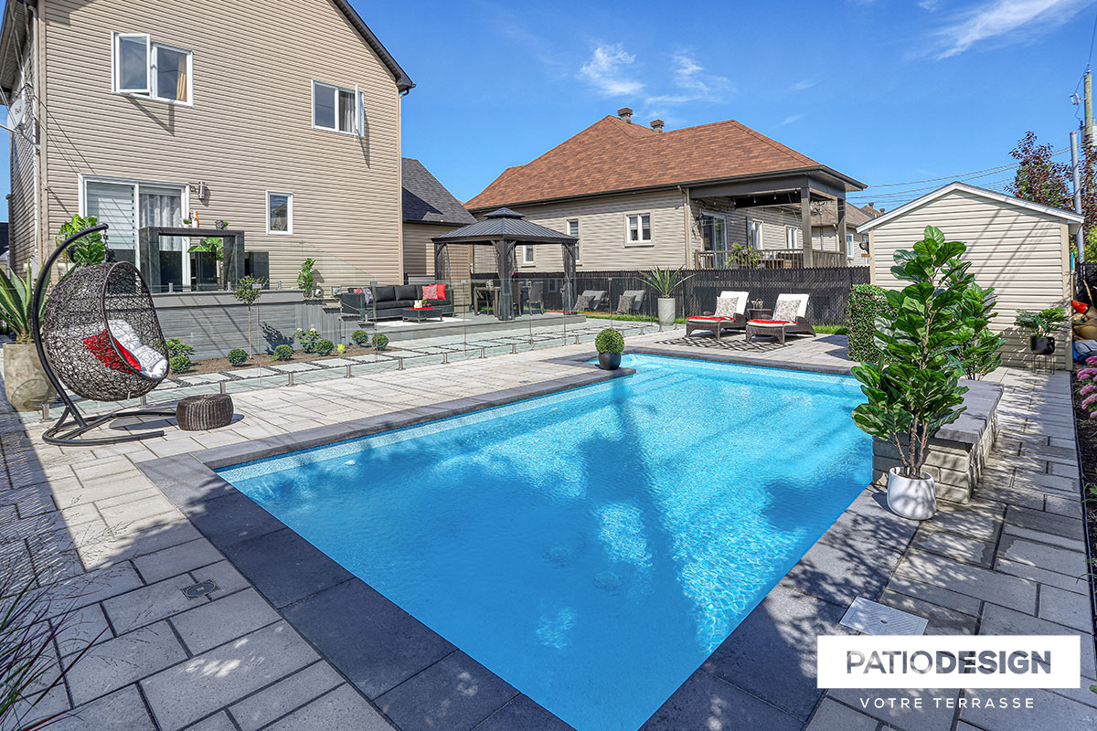 Inground Pool with insulated formwork par Patio Design inc.
