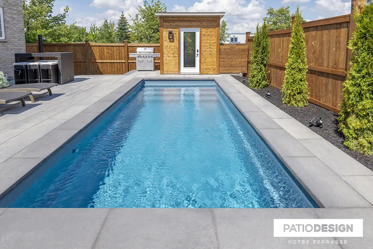 Fiberglass Inground Pool by Patio Design inc.