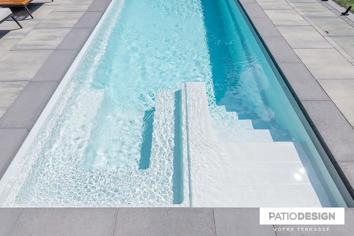 Fiberglass Inground Pool by Patio Design inc.