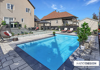 Inground Pool with insulated formwork par Patio Design inc.