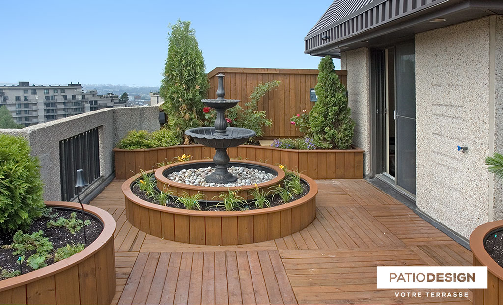 Roof terrace by Patio Design inc.