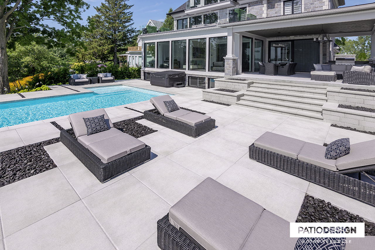 Rinox Pavers Proma 3 XL, Silver White by Patio Design inc.