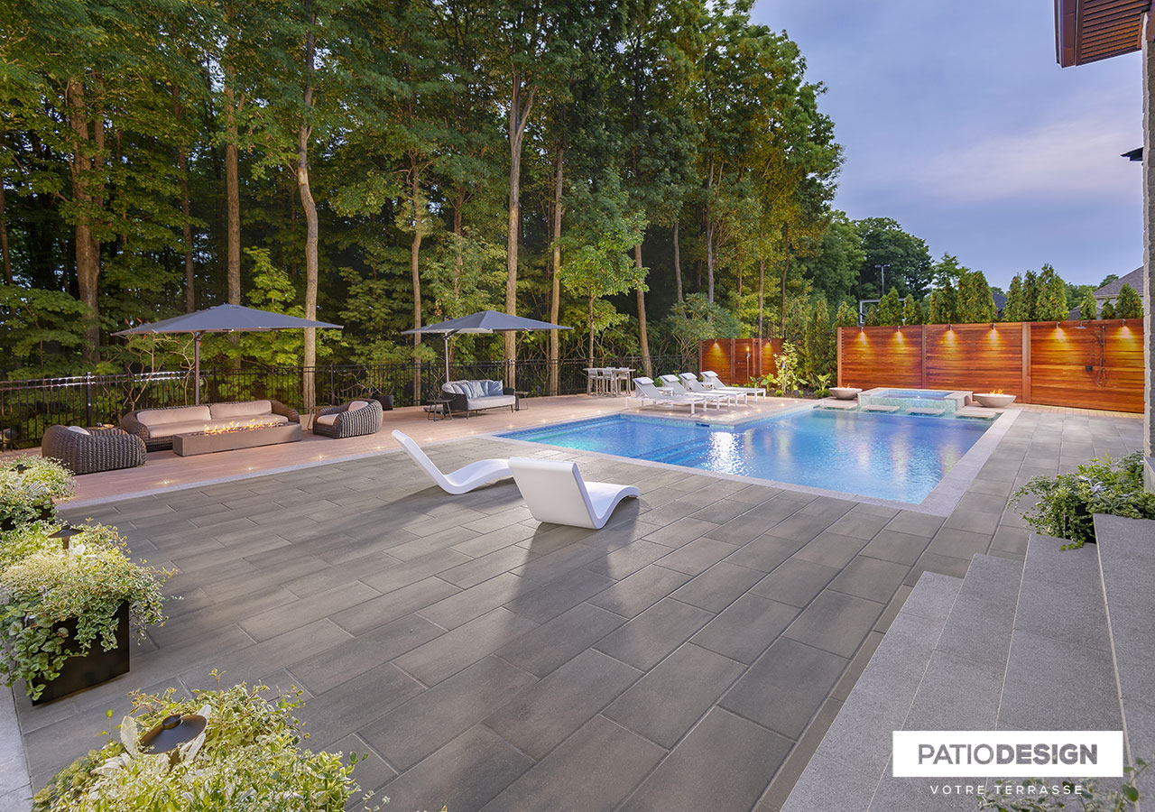Rinox Pavers Proma XL, Charcoal by Patio Design inc.