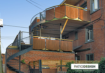 Structures d'acier par Patio Design inc.