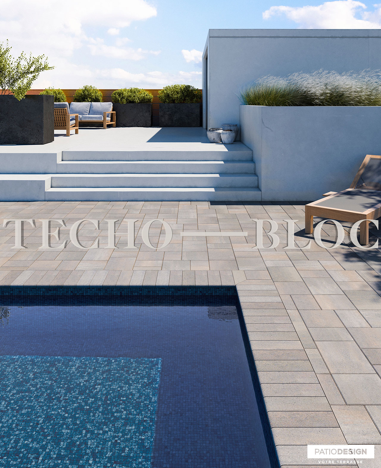 Pavé Techo-Bloc par Patio Design inc.
