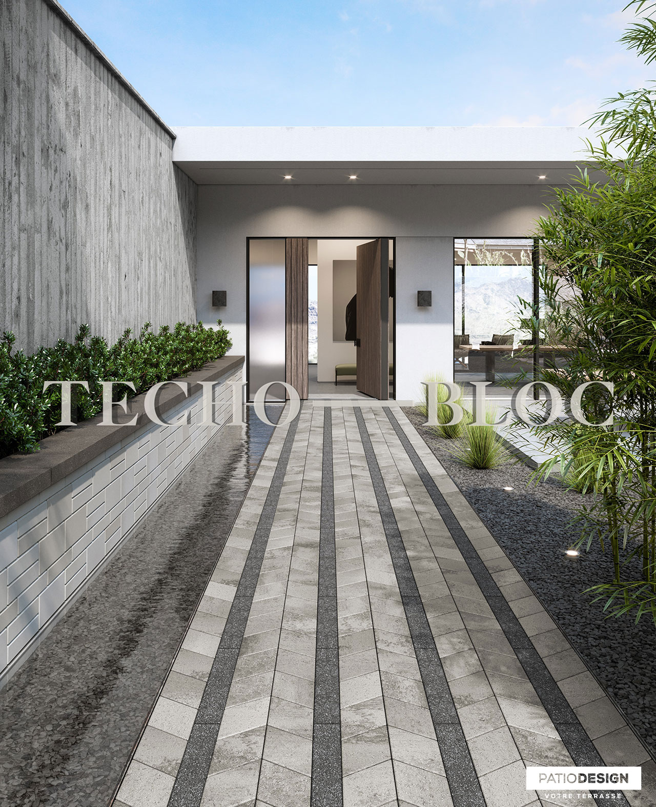 Pavé Techo-Bloc par Patio Design inc.