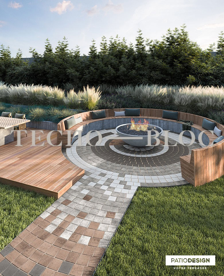 Pavé Techo-Bloc par Patio Design inc.