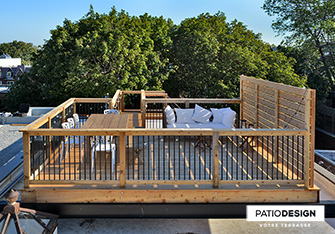 Wood Patio by Patio Design inc.