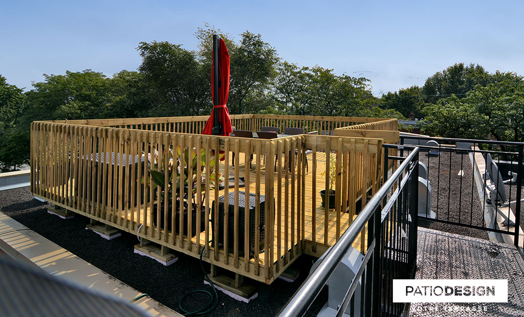 Roof-terrace by Patio Design inc.